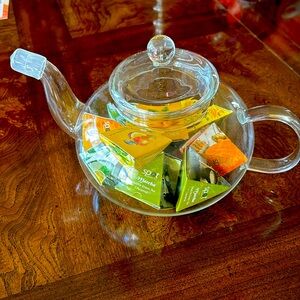 Spot Organic Teas Glass Teapot